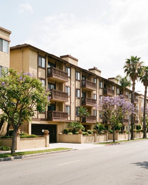 Van Nuys apartment complex from the 1970s